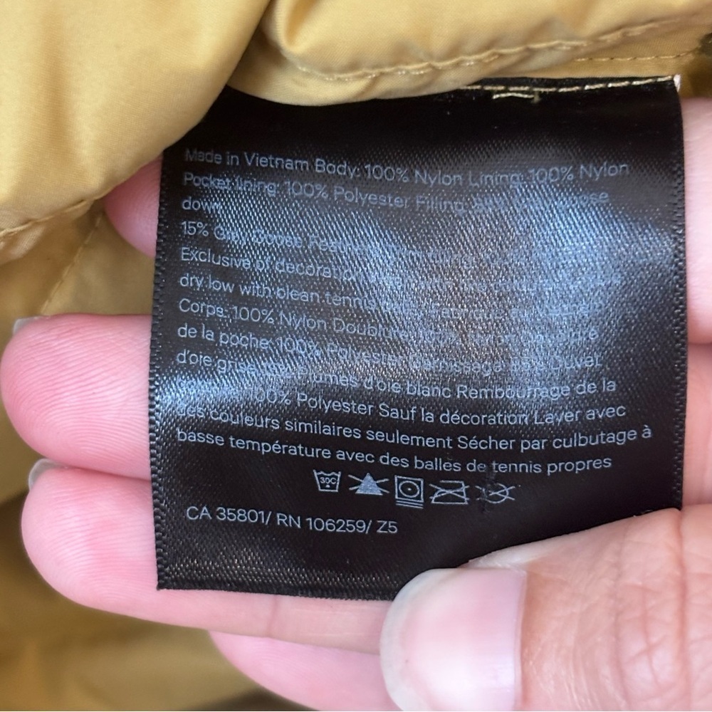 Lululemon Pack It Down Vest Golden Goose Puffer Size 8 - Picture 5 of 11